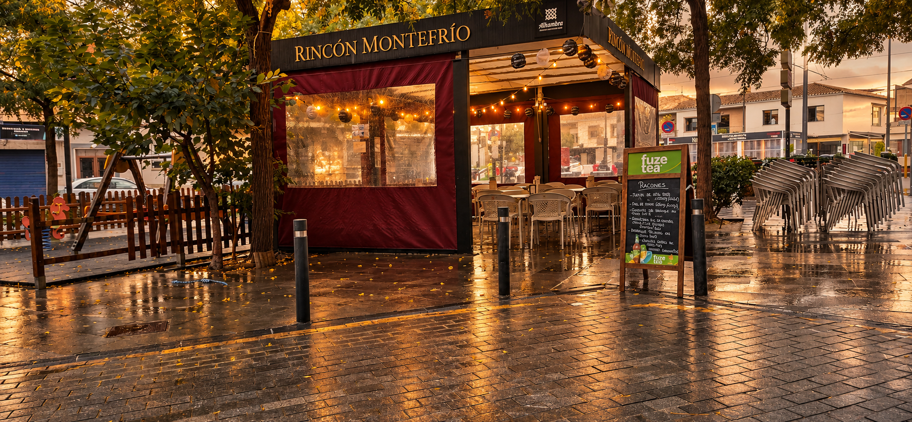 Terraza de Rincón Montefrío en Armilla
