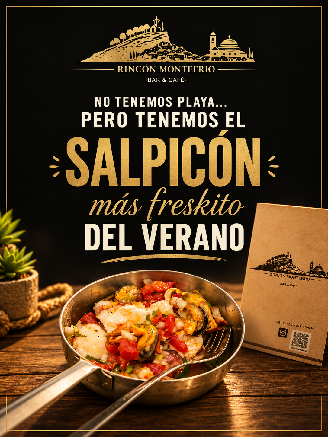 Cartel del salpicón de Rincón Montefrío.
